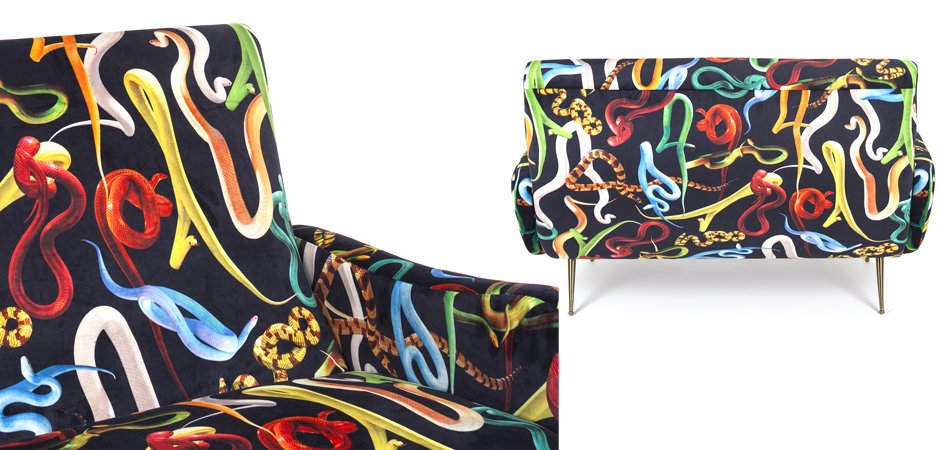 Диван Seletti Sofa Two Seater Snakes Диван Seletti Sofa Two Seater Snakes - Loft-Concept в Грозном