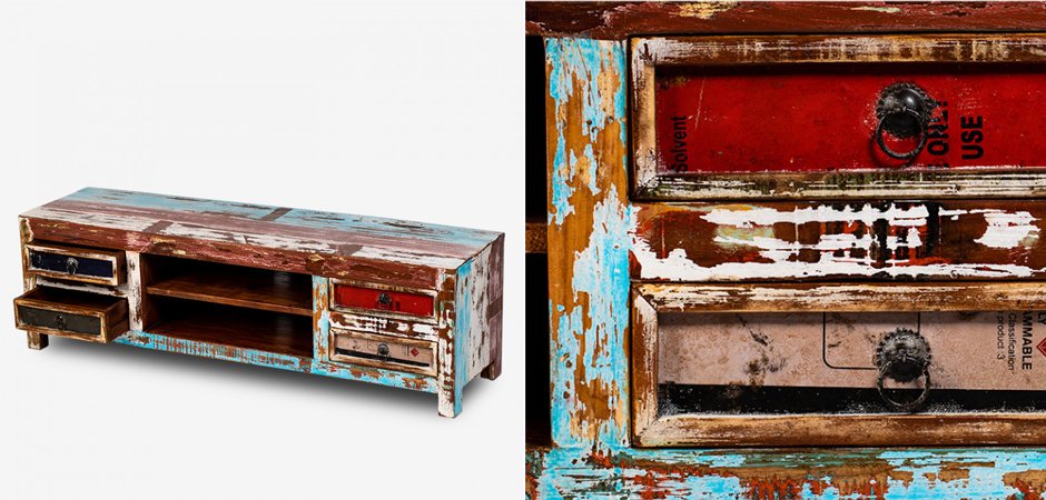 TV-тумба Antique Wood TV TV-тумба Antique Wood TV - Loft-Concept в Грозном