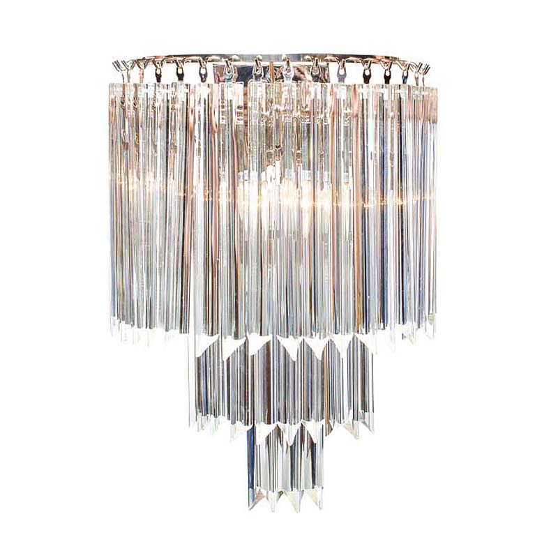 Бра Odeon Glass Wall Sconce Хром Прозрачное Стекло Бра Odeon Glass Wall Sconce Хром Прозрачное Стекло в Грозном | Loft Concept