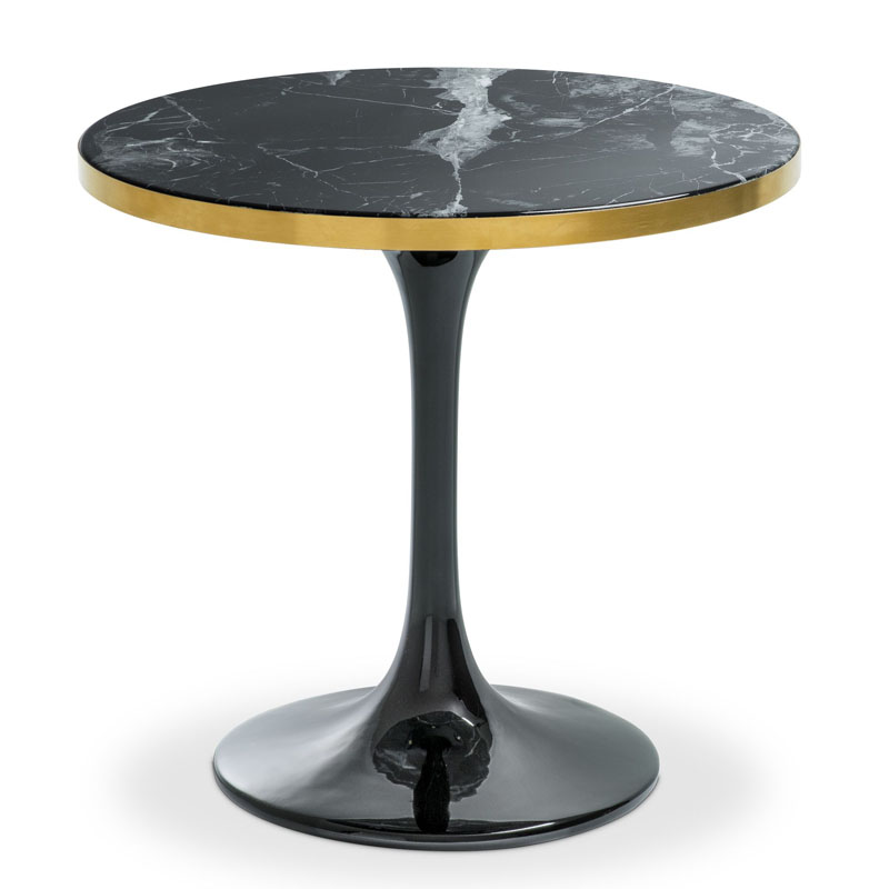 Приставной стол Eichholtz SIDE TABLE PARME Черный Мрамор Nero Приставной стол Eichholtz SIDE TABLE PARME Черный Мрамор Nero в Грозном | Loft Concept
