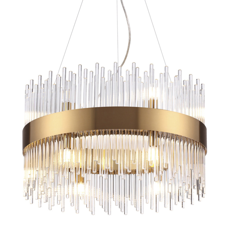 Люстра Nembus Chandelier Gold Circle Бронза Люстра Nembus Chandelier Gold Circle Бронза в Грозном | Loft Concept