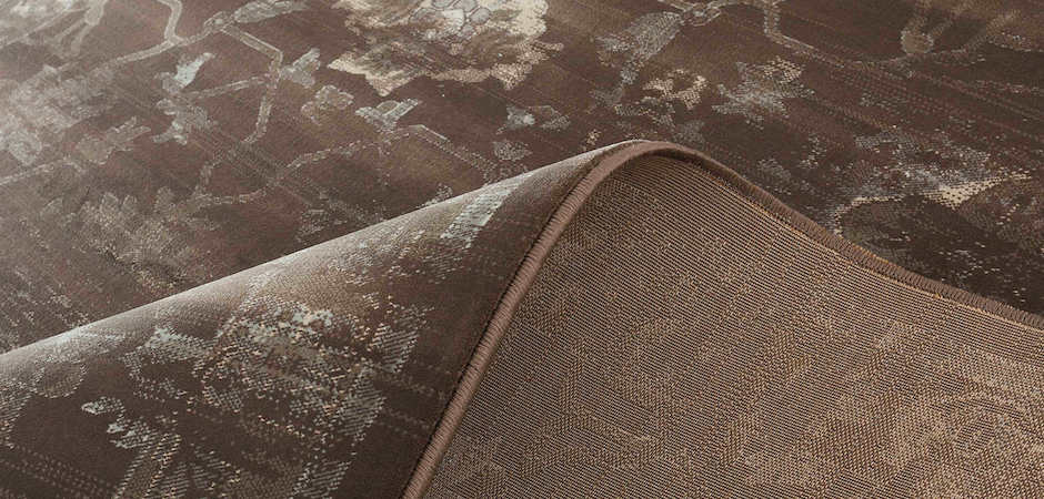 Ковёр из вискозы Indian pattern Choco Ковёр из вискозы Indian pattern Choco - Loft-Concept в Грозном