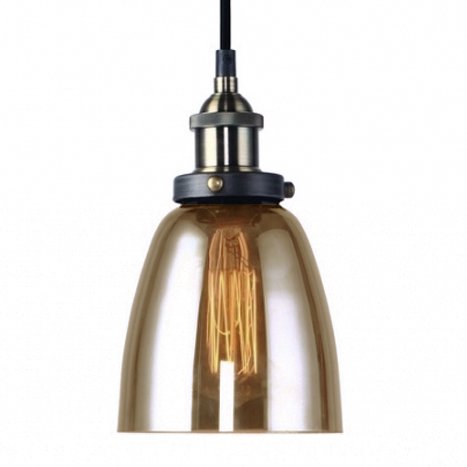 Подвесной светильник Smoke Glass Cloche Pendant Подвесной светильник Smoke Glass Cloche Pendant в Грозном | Loft Concept