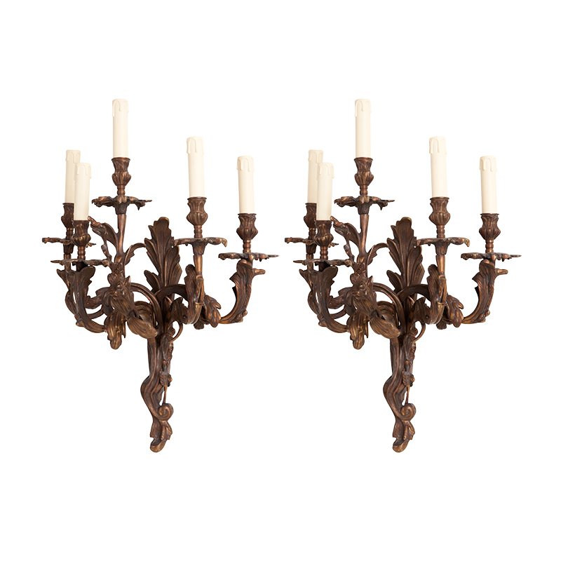 Комплект из 2-х бра Eichholtz Wall Lamp Pompadour Медь Комплект из 2-х бра Eichholtz Wall Lamp Pompadour Медь в Грозном | Loft Concept