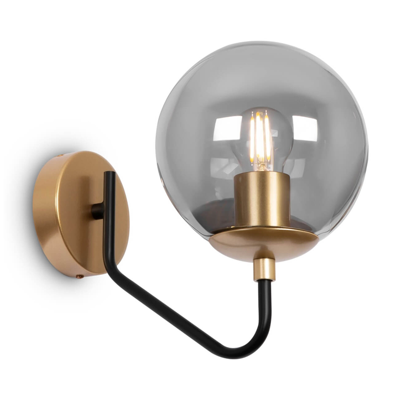 Бра Benigno Sconce Золотой Прозрачный (Transparent) Черный Бра Benigno Sconce Золотой Прозрачный (Transparent) Черный в Грозном | Loft Concept