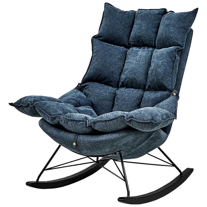 Кресло Bomani Chair Синий Черный Кресло Bomani Chair Синий Черный в Грозном | Loft Concept