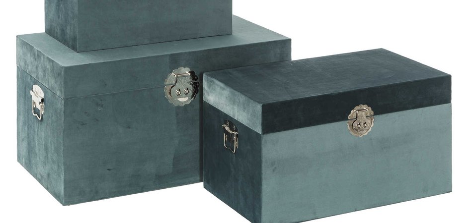 Комплект сундуков Turquoise Texture Комплект сундуков Turquoise Texture - Loft-Concept в Грозном