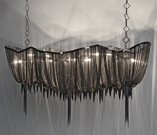 Люстра Atlantis Aluminium Chain Chandelier Люстра Atlantis Aluminium Chain Chandelier в Грозном | Loft Concept