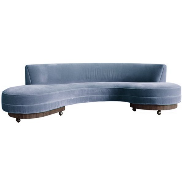 Early Vladimir Kagan Sofa Сизый Early Vladimir Kagan Sofa Сизый в Грозном | Loft Concept
