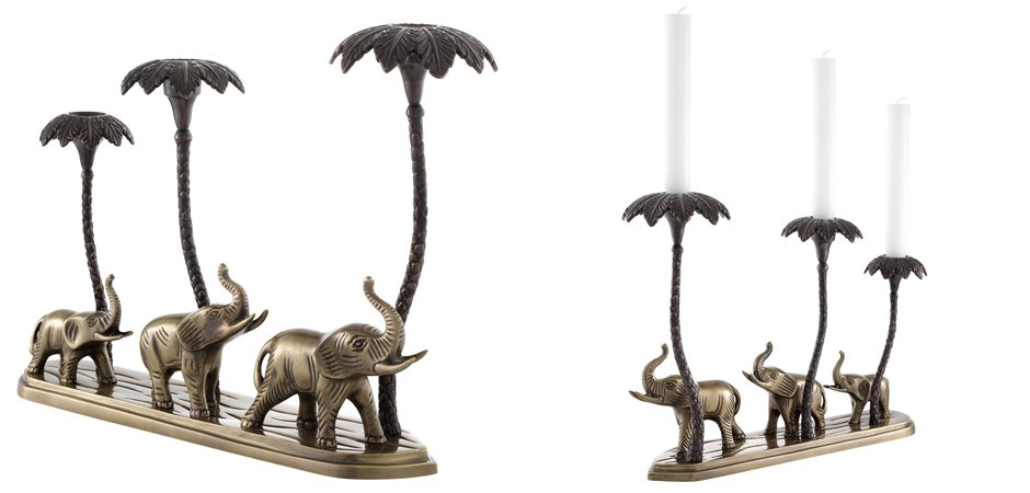 Подсвечник Eichholtz Candle Holder Trio Подсвечник Eichholtz Candle Holder Trio - Loft-Concept в Грозном