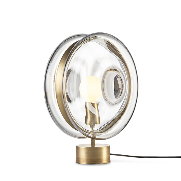Настольная лампа Bomma Orbital Table Lamp Синий Серый Прозрачный Золотой Настольная лампа Bomma Orbital Table Lamp Синий Серый Прозрачный Золотой в Грозном | Loft Concept