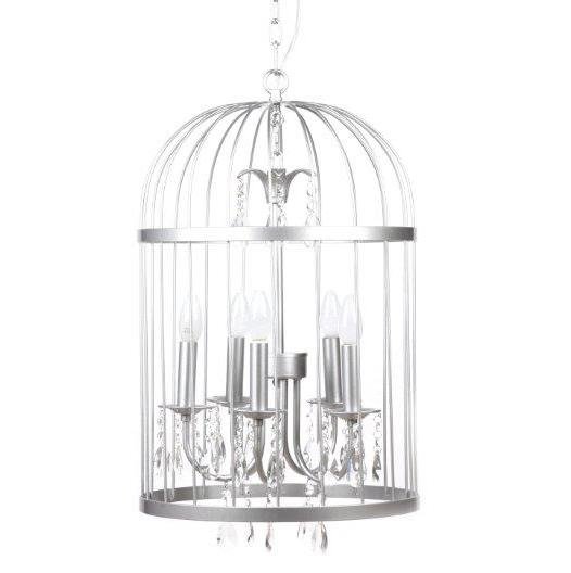 Люстра BirdCage Silver Серебряный Люстра BirdCage Silver Серебряный в Грозном | Loft Concept
