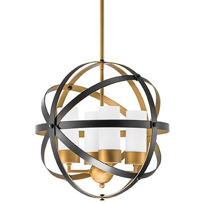 Люстра Olivier Frosted Gold Ball Черный Золотой Белый Люстра Olivier Frosted Gold Ball Черный Золотой Белый в Грозном | Loft Concept