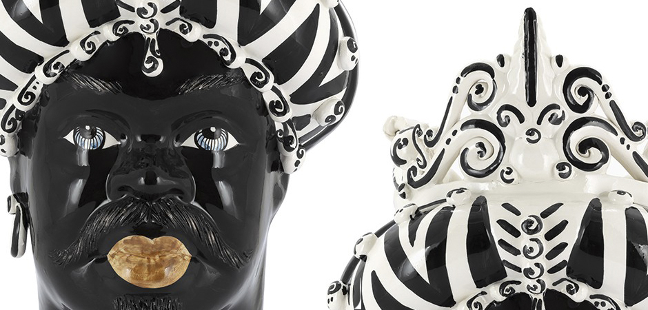 Ваза VASE MORO MAN MEDIUM zebra - Loft-Concept в Грозном