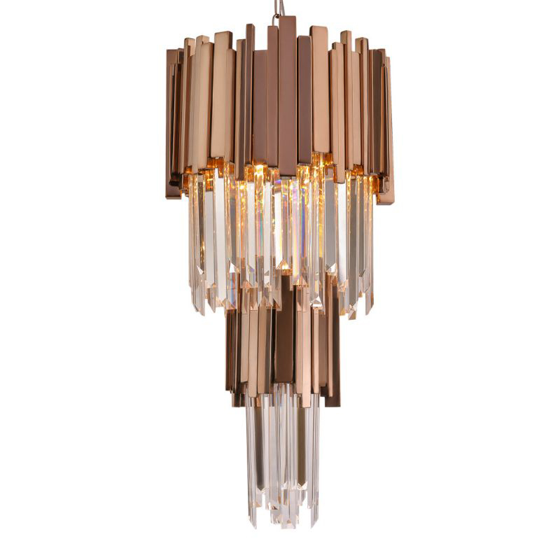 Люстра многоярусная Luxxu Modern Cascade Chandelier Bronze Metal Glass 35 Бронза Прозрачное Стекло Люстра многоярусная Luxxu Modern Cascade Chandelier Bronze Metal Glass 35 Бронза Прозрачное Стекло в Грозном | Loft Concept