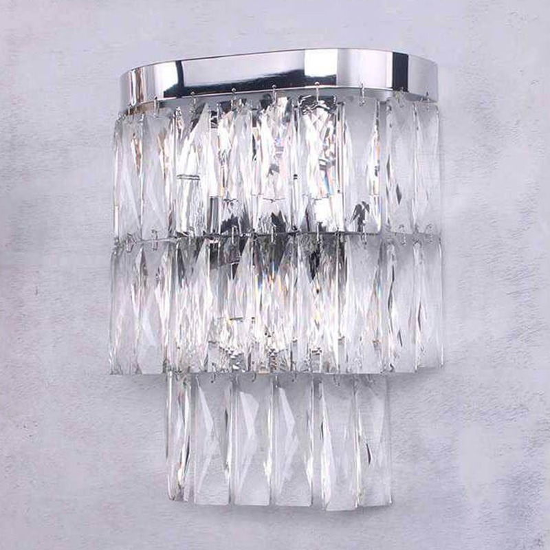 Бра Crystal Pendants Regena Chrome Wall Lamp Хром Прозрачный (Transparent) Бра Crystal Pendants Regena Chrome Wall Lamp Хром Прозрачный (Transparent) в Грозном | Loft Concept