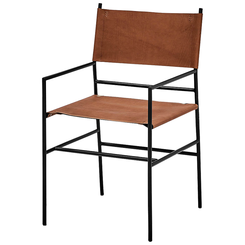 Стул Ultan Loft Stool Черный Коричневый Стул Ultan Loft Stool Черный Коричневый в Грозном | Loft Concept