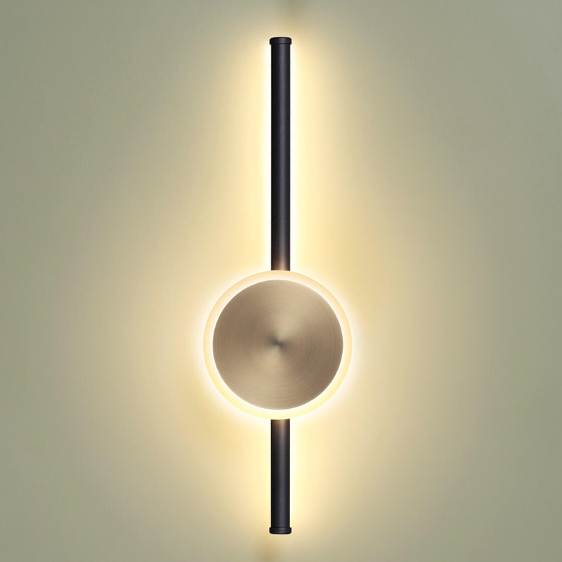 Бра Barrette Circle Sconce Черный Античная Бронза Бра Barrette Circle Sconce Черный Античная Бронза в Грозном | Loft Concept