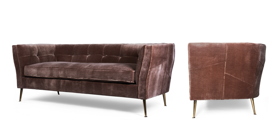 Диван трехместный Flatter brown Диван трехместный Flatter brown - Loft-Concept в Грозном