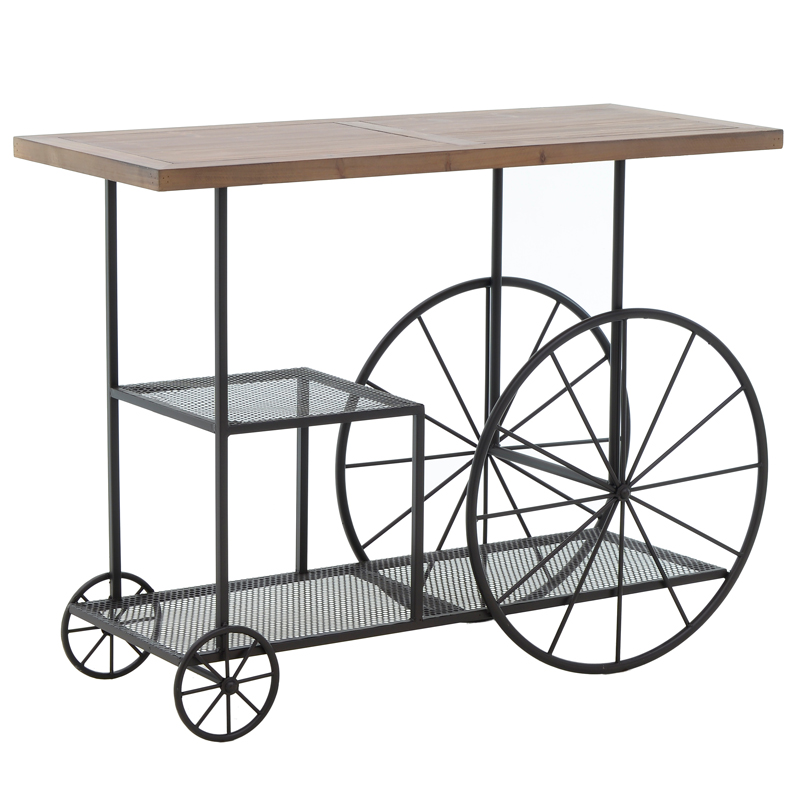 Консоль Trolley Loft Console Черный Древесина Консоль Trolley Loft Console Черный Древесина в Грозном | Loft Concept