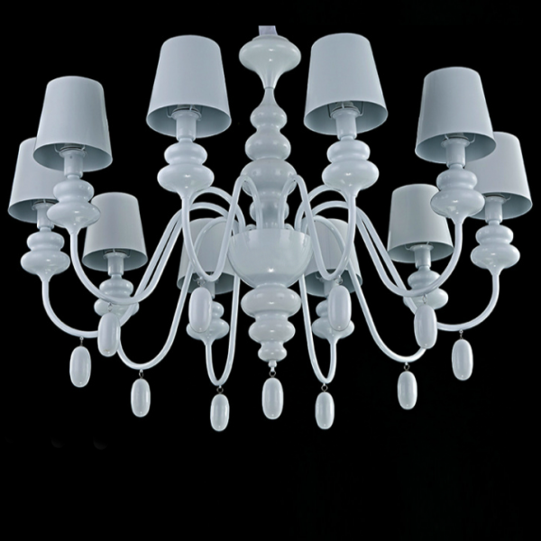 Люстра Masiero Eva Chandelier 10 Белый Люстра Masiero Eva Chandelier 10 Белый в Грозном | Loft Concept