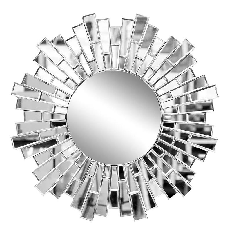 Зеркало Mirror Beams Round Mirror Зеркало Mirror Beams Round Mirror в Грозном | Loft Concept