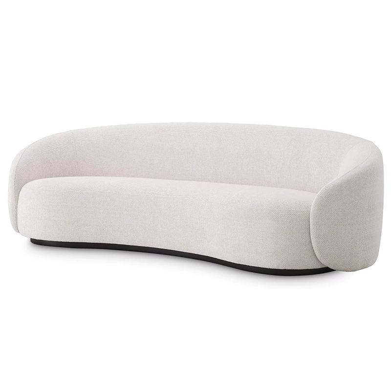 Диван Eichholtz Sofa Amore Молочный Черный Черный Молочный в Грозном | Loft Concept 