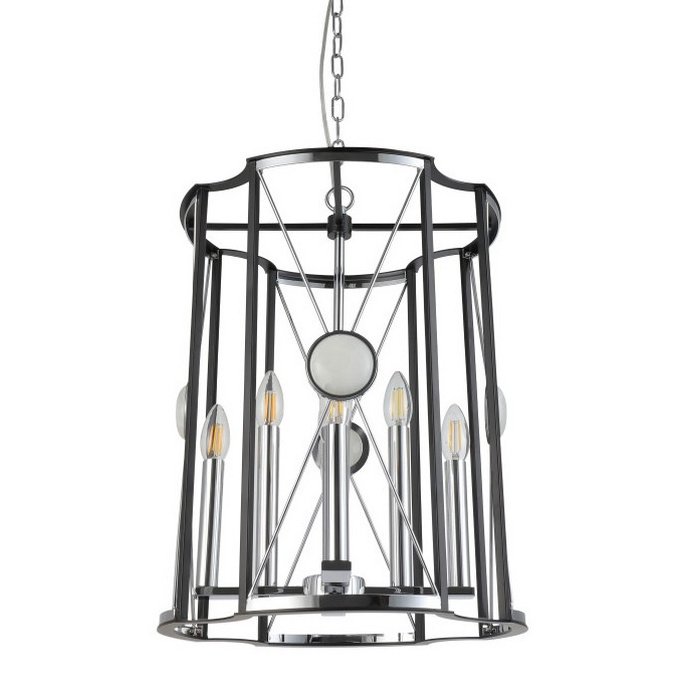Люстра Candles Cell Chromium Хром Черный Люстра Candles Cell Chromium Хром Черный в Грозном | Loft Concept