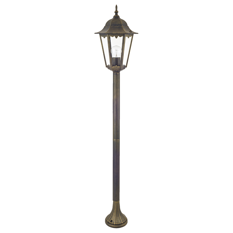 Уличный светильник Leclerc Street lamp Винтажный черный Прозрачное Стекло Уличный светильник Leclerc Street lamp Винтажный черный Прозрачное Стекло в Грозном | Loft Concept