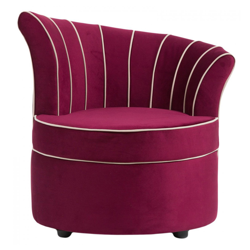 Кресло Curly Backrest Violet Лиловый Кресло Curly Backrest Violet Лиловый в Грозном | Loft Concept