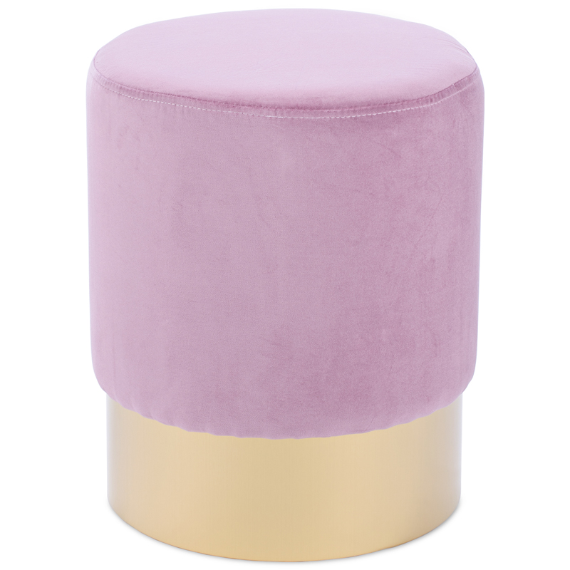 Пуф Una Puff pink Розовый Золотой Пуф Una Puff pink Розовый Золотой в Грозном | Loft Concept