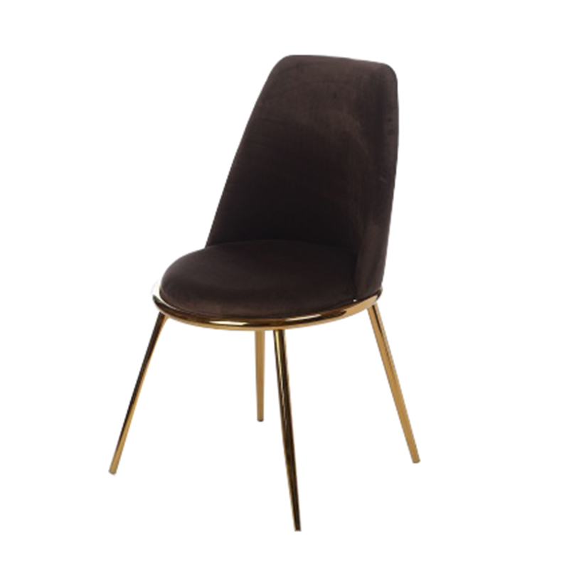 Стул Chairs Velvet Brown Коричневый Золотой Стул Chairs Velvet Brown Коричневый Золотой в Грозном | Loft Concept