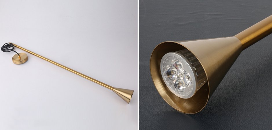 Подвесной светильник Brass Pipe Подвесной светильник Brass Pipe - Loft-Concept в Грозном