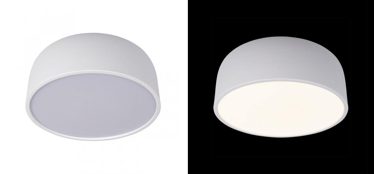 Светильник потолочный круглый Color cup White - фото