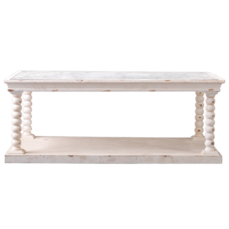 Кофейный стол Claude Provence Coffee Table Древесина Белый в Грозном | Loft Concept 