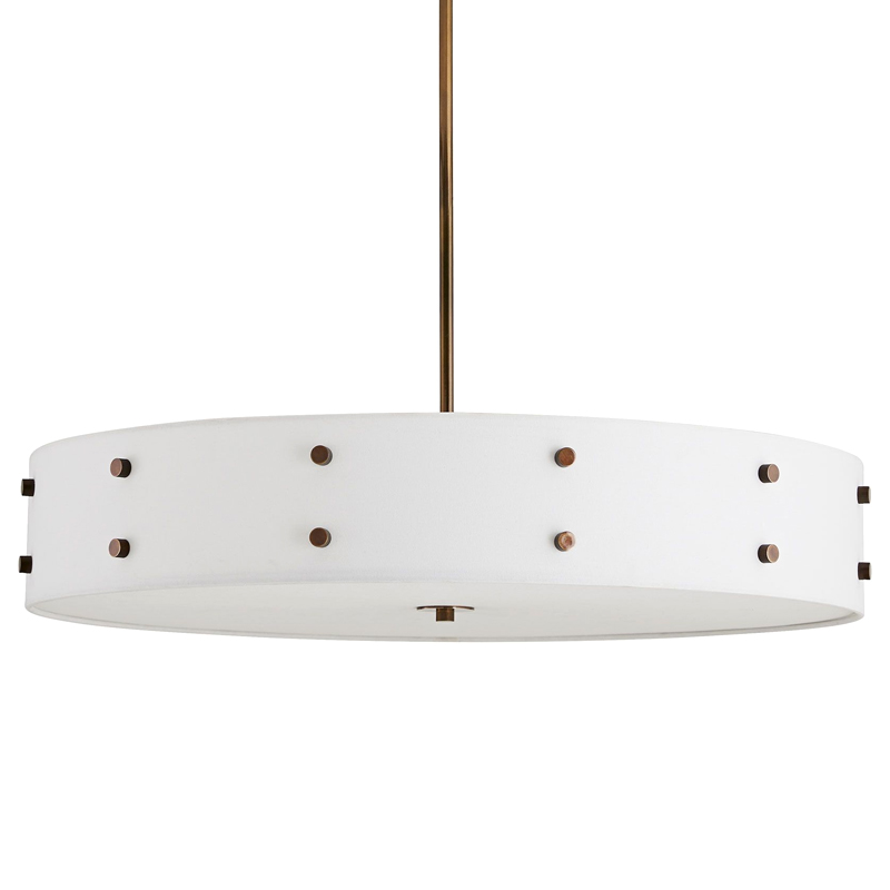 Люстра Arteriors HOCKLEE CHANDELIER Коричневый Белый Люстра Arteriors HOCKLEE CHANDELIER Коричневый Белый в Грозном | Loft Concept