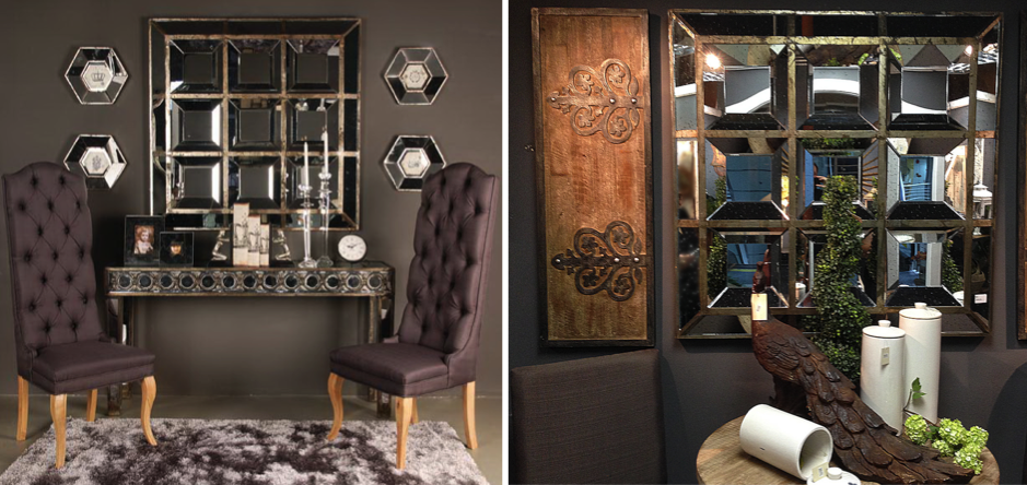 Зеркало настенное Patina FourSquare Зеркало настенное Patina FourSquare - Loft-Concept в Грозном