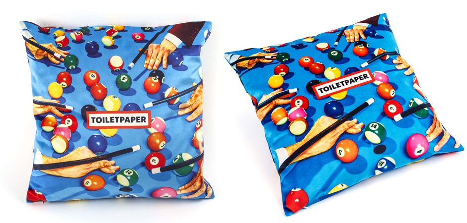 Подушка Seletti Cushion Snooker Toiletpaper Подушка Seletti Cushion Snooker Toiletpaper - Loft-Concept в Грозном