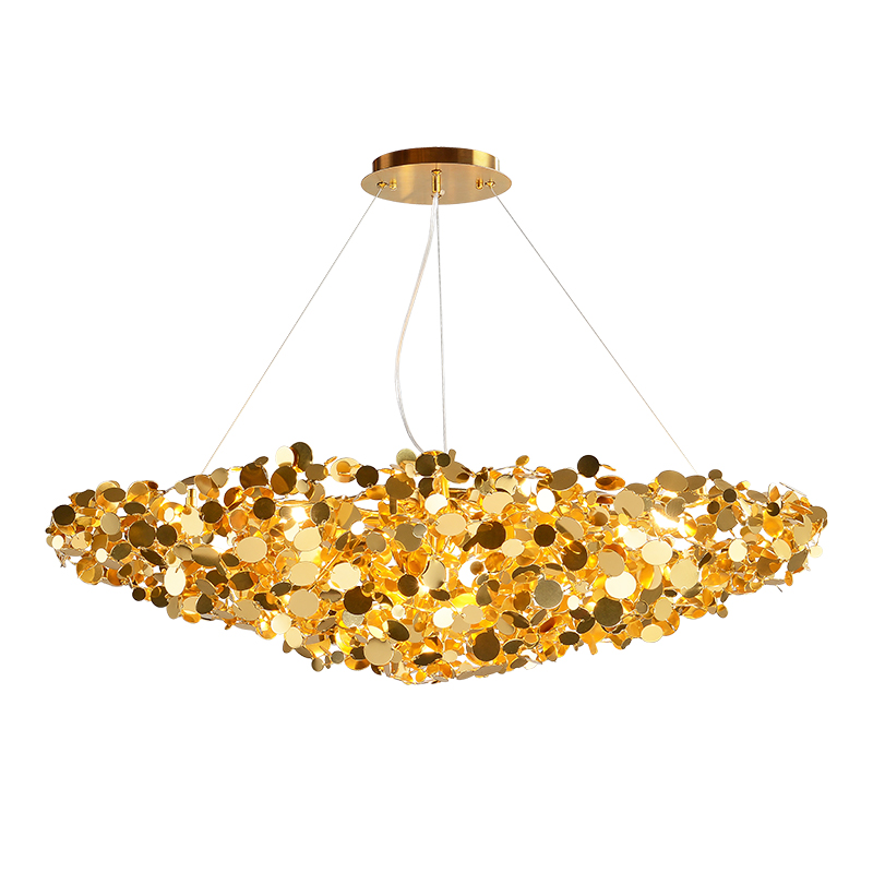 Люстра Godfreet Gold Chandelier Золотой Люстра Godfreet Gold Chandelier Золотой в Грозном | Loft Concept