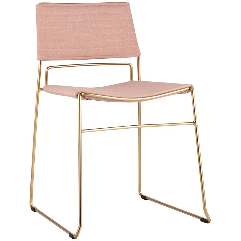 Стул Samuel Chair Розовый Розовый пастельный Золотой Стул Samuel Chair Розовый Розовый пастельный Золотой в Грозном | Loft Concept