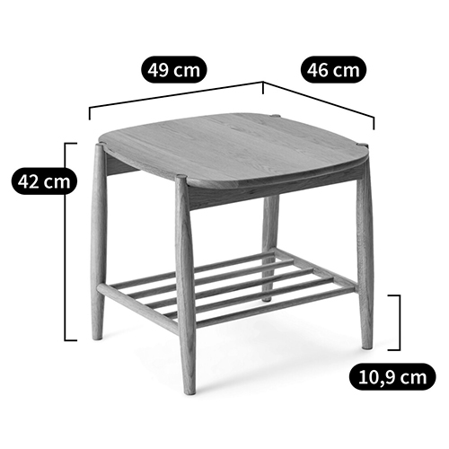 Приставной стол из массива дуба Reyer Side Table Приставной стол из массива дуба Reyer Side Table в Грозном