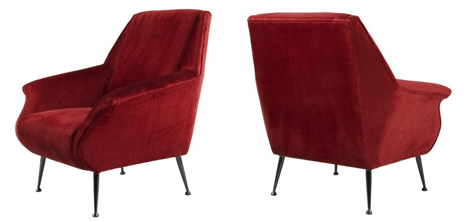 Кресло Eichholtz Chair Trezzo Red Кресло Eichholtz Chair Trezzo Red - Loft-Concept в Грозном