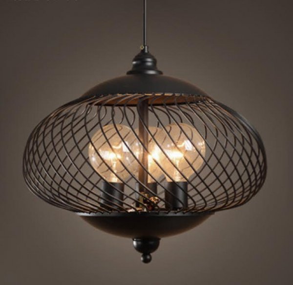 Подвесной светильник Oriental lattice pendant Черный Подвесной светильник Oriental lattice pendant Черный в Грозном | Loft Concept