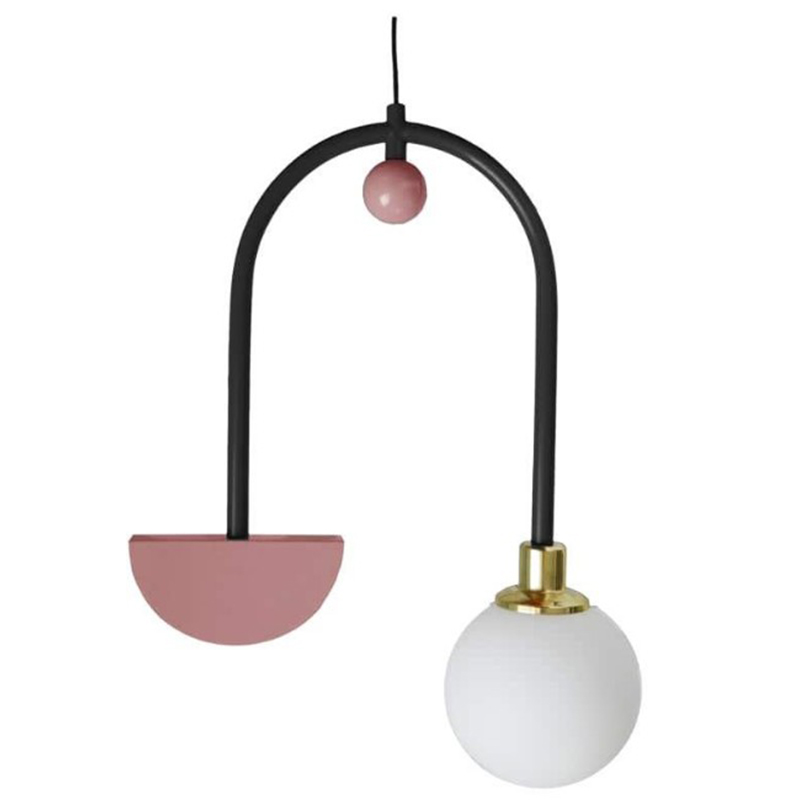 Дизайнерский Светильник Pink Space II Ceiling Lamp by Dovain Studio Белый Розовый Черный Дизайнерский Светильник Pink Space II Ceiling Lamp by Dovain Studio Белый Розовый Черный в Грозном | Loft Concept