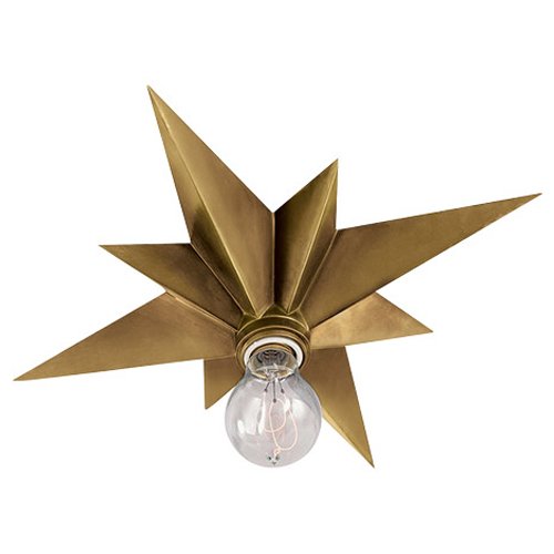 Потолочный светильник Star Ceiling Mount brass Латунь Потолочный светильник Star Ceiling Mount brass Латунь в Грозном | Loft Concept