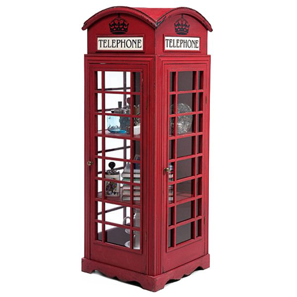 Витрина "Телефонная будка" London telephone box Красный (Red) Витрина "Телефонная будка" London telephone box Красный (Red) в Грозном | Loft Concept