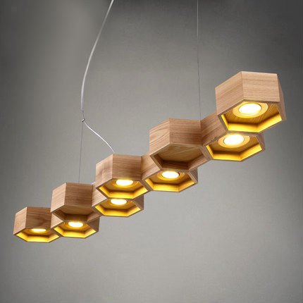 Люстра Honeycomb 7 Loft Wooden Ecolight Люстра Honeycomb 7 Loft Wooden Ecolight в Грозном | Loft Concept