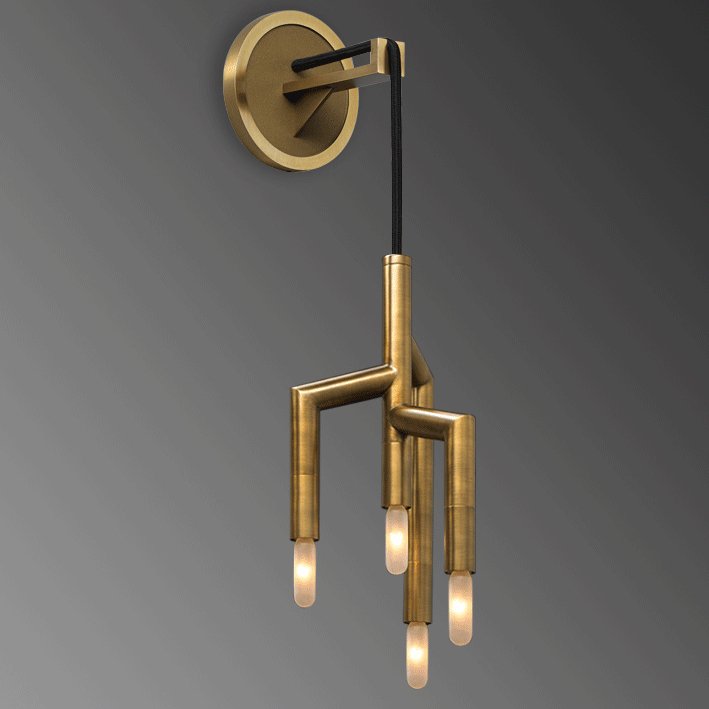 Бра Jonathan Browning - RAMEAU Wall Lamp Латунь Бра Jonathan Browning - RAMEAU Wall Lamp Латунь в Грозном | Loft Concept