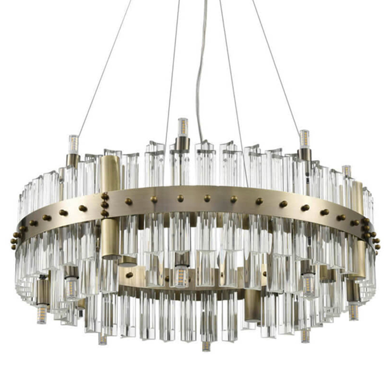 Люстра Saturno Not Baroncelli Bronze Chandelier Бронза Прозрачный (Transparent) Люстра Saturno Not Baroncelli Bronze Chandelier Бронза Прозрачный (Transparent) в Грозном | Loft Concept
