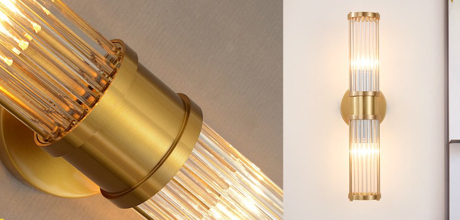 Ralph Lauren Бра Allen Double Light Brass Ralph Lauren Бра Allen Double Light Brass - Loft-Concept в Грозном
